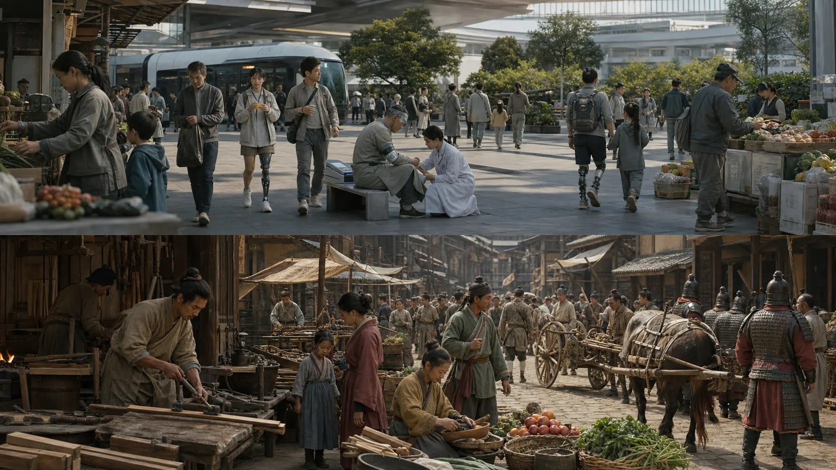 2098年的公共生活与公元前225年的社会生活对照